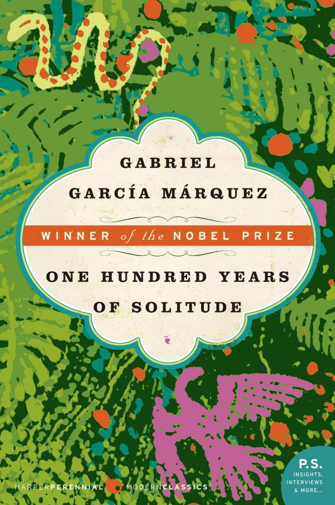 Book cover - 100 Years of Solitude by Gabriel Garcia Marquez
